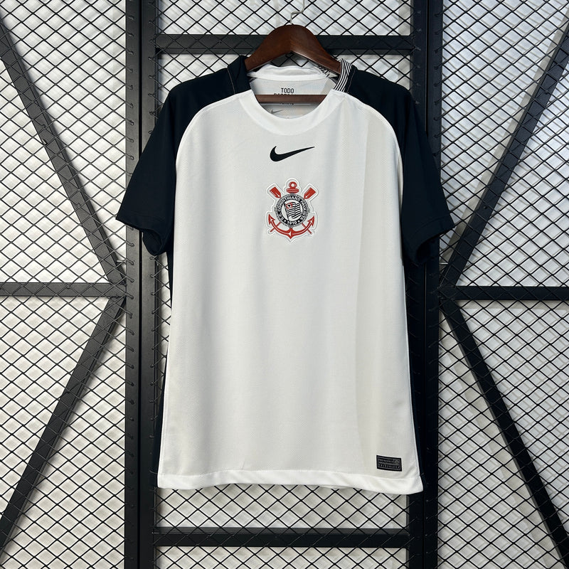 Camisa Corinthians Home 2025 Torcedor Masculina