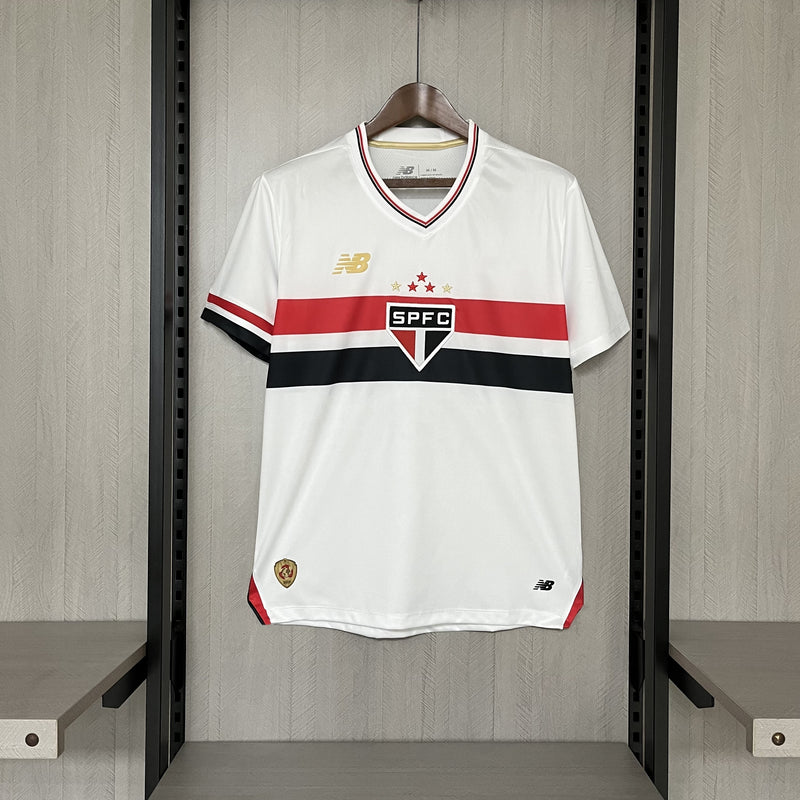 Camisa São Paulo Home 2025 Torcedor Masculina