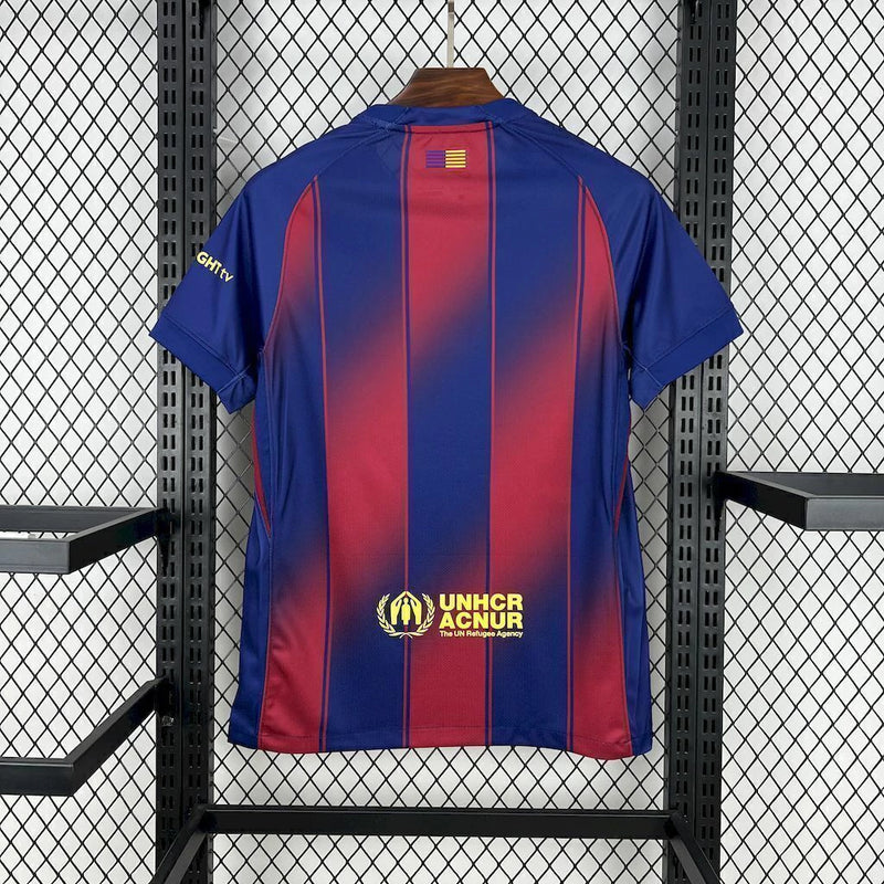 Camisa Barcelona Home 25/26 Torcedor Masculina
