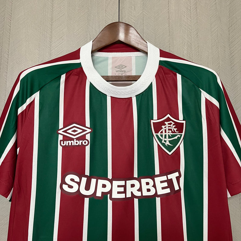 Camisa Fluminense Home 2025 Torcedor Masculina