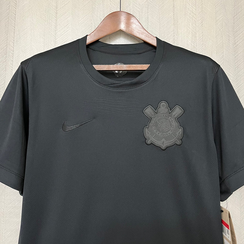 Camisa Corinthians ALL BLACK 2024/25 Torcedor Masculina