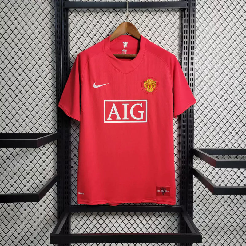 Camisa Retrô Manchester United Home 07/08