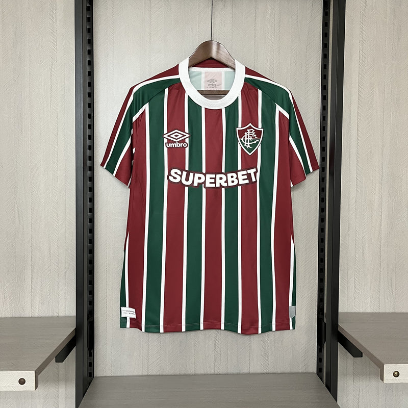 Camisa Fluminense Home 2025 Torcedor Masculina