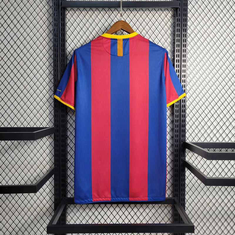 Camisa Retrô Barcelona Home 10/11