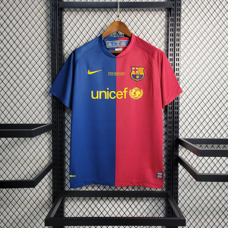 Camisa Retrô Barcelona Home 08/09