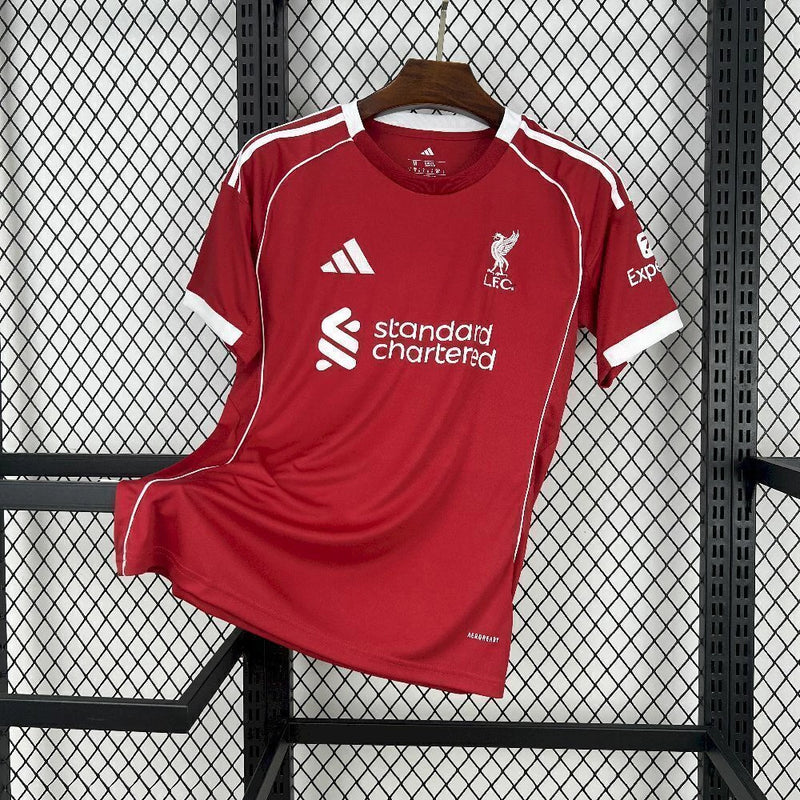 Camisa Liverpool Home 25/26 Torcedor Masculina