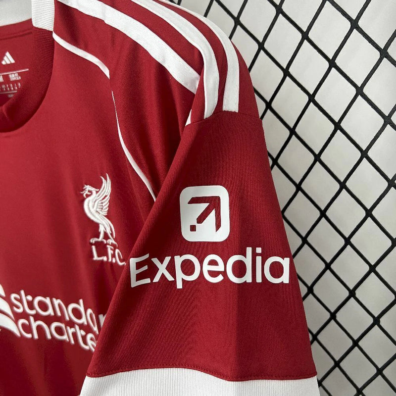 Camisa Liverpool Home 25/26 Torcedor Masculina